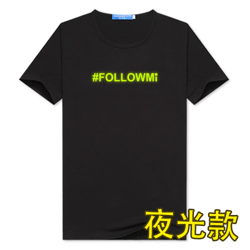 FOLLOWMI演唱會紀念T恤 文字版
